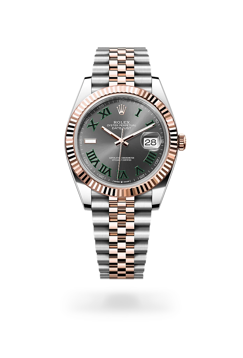 Datejust 41 Everose Rolesor - combination of Oystersteel and Everose gold M126331-0016