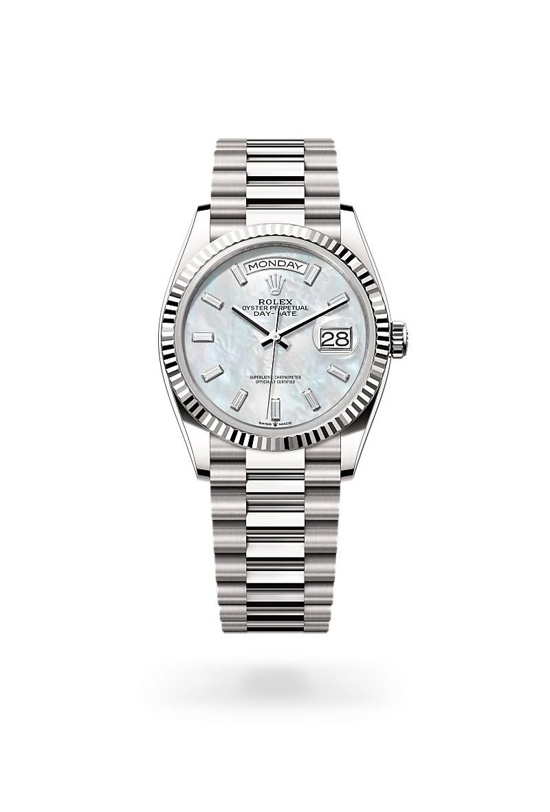 Day-Date 36 18 kt white gold M128239-0065