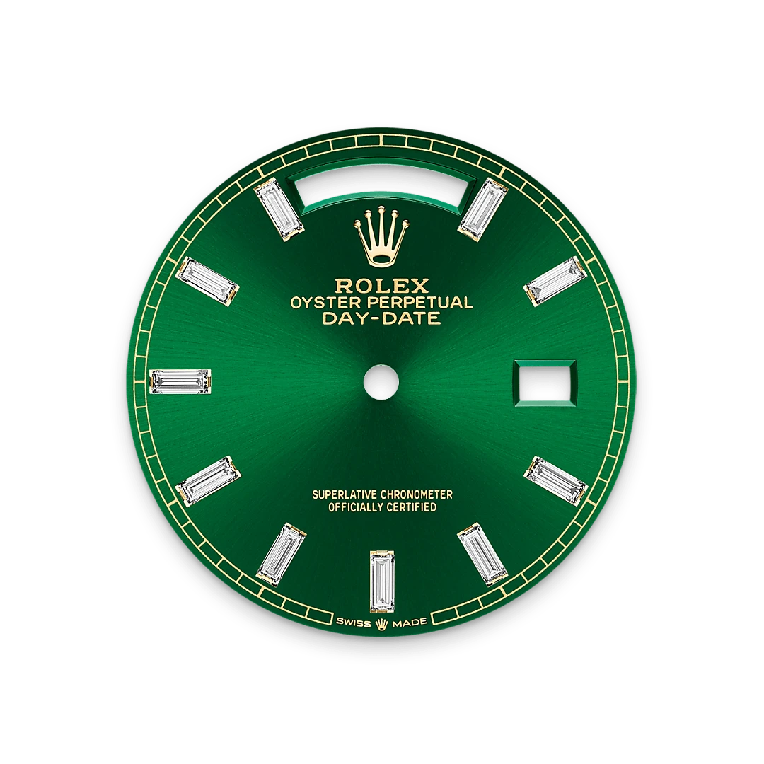 Bright green dial